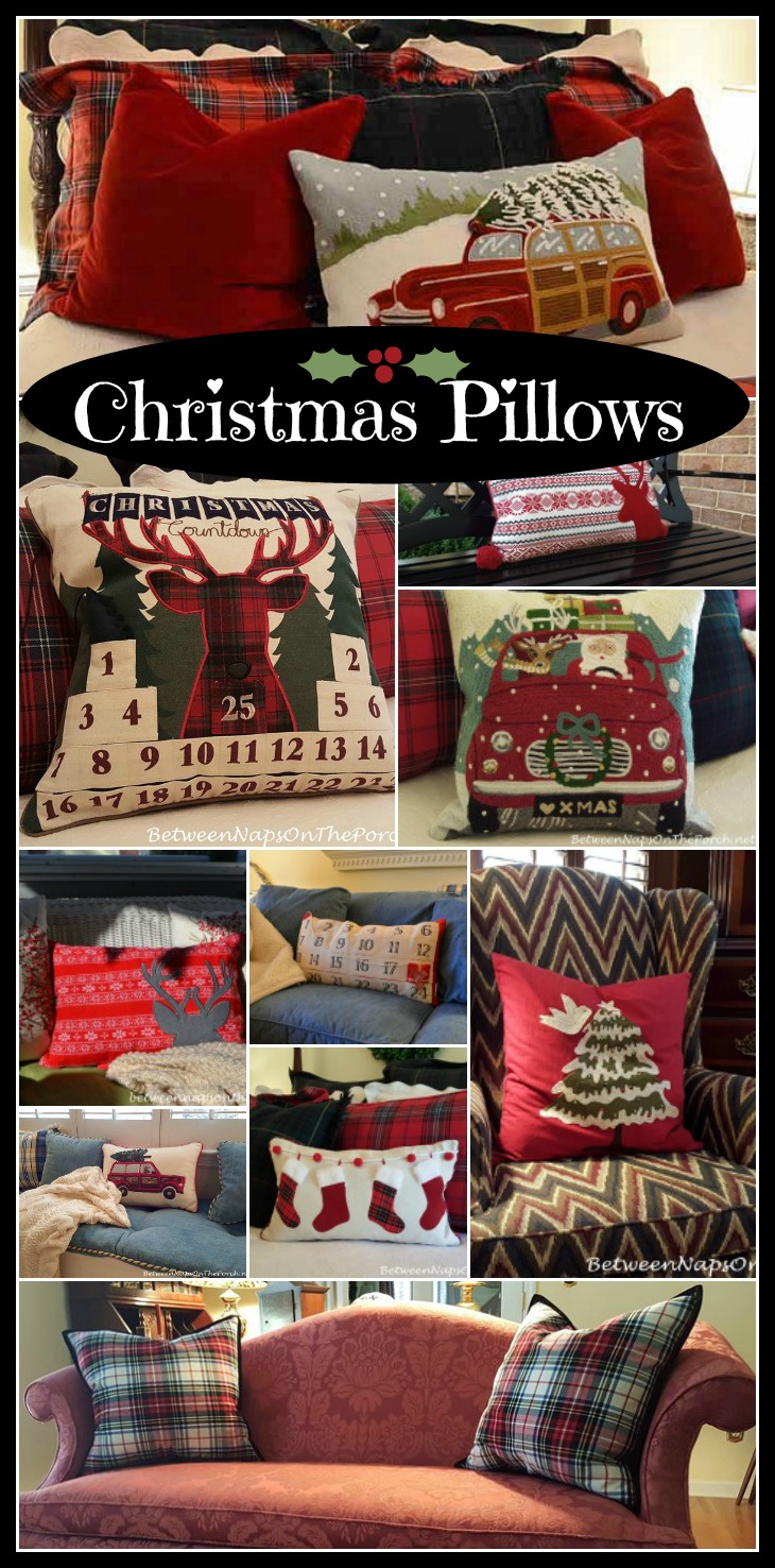 Christmas Pillow Crazy Shopping at T.J. Maxx Online Between