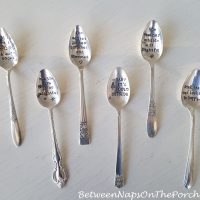 Hand-Stamped Silverplate Spoons