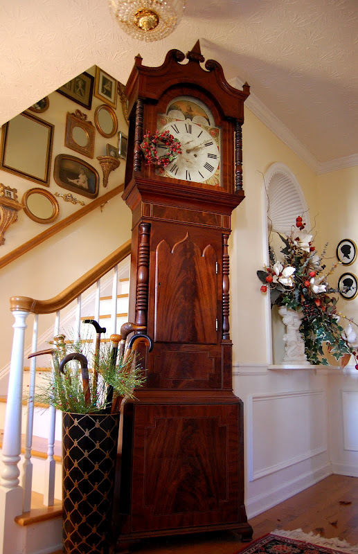 Front Entry with Grandfather Clock