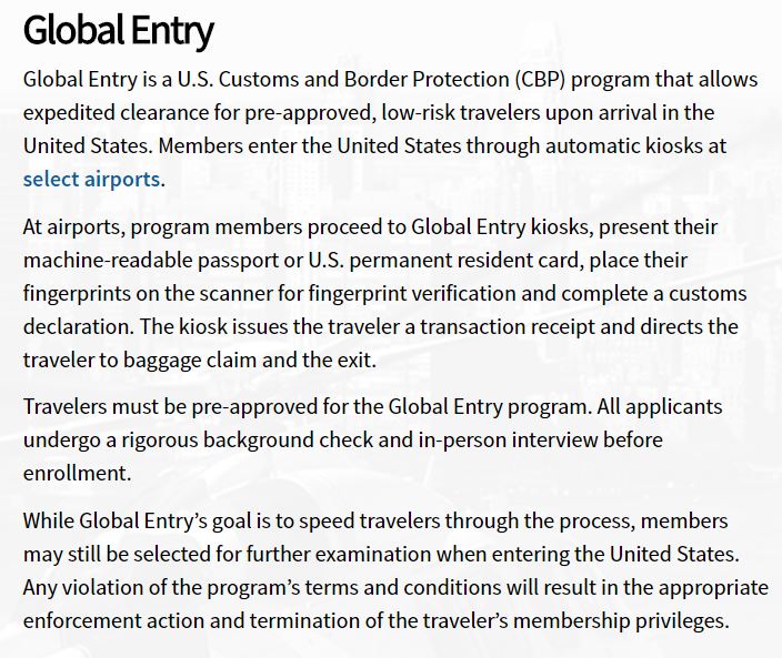 EVERYTHING YOU NEED TO KNOW ABOUT GLOBAL ENTRY