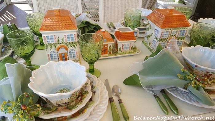 A Whimsical Alice in Wonderland Table Setting Featuring Singing-Talking  Flowers from the Garden – Between Naps on the Porch