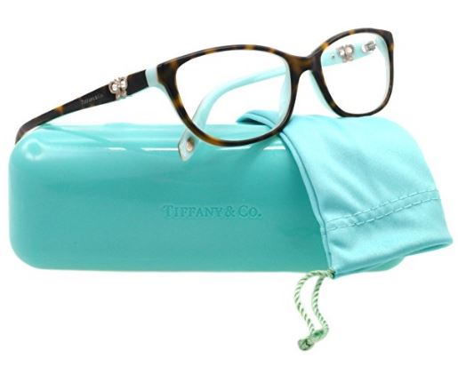 Tiffany glasses with heart best sale on side