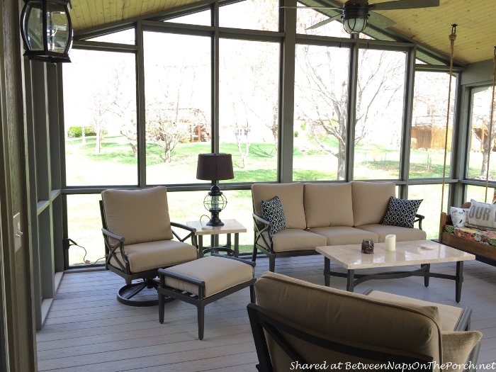 Screened Porch with Gable Roof