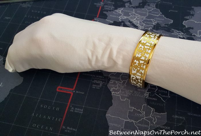 Gold bangles for large on sale wrists