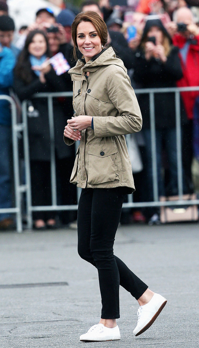 Kate Middleton Wearing Superga Sneakers