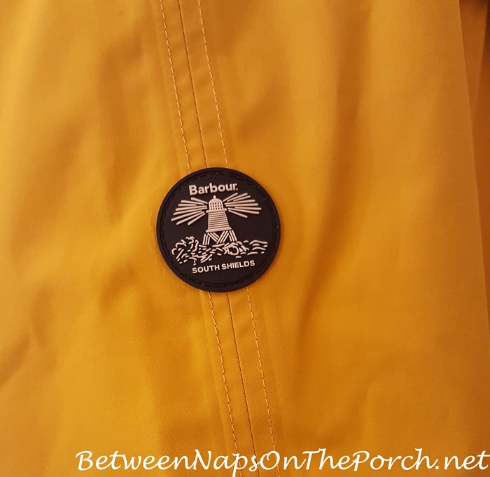 Barbour South Shields Logo on Trevose Jacket