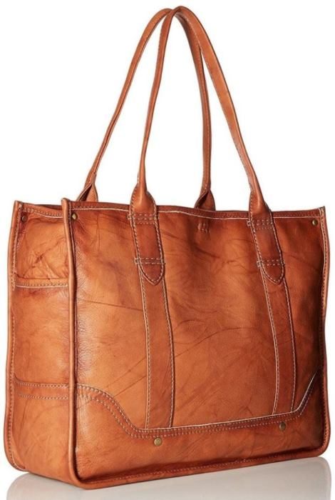 Frye Campus Shopper in Saddle Brown