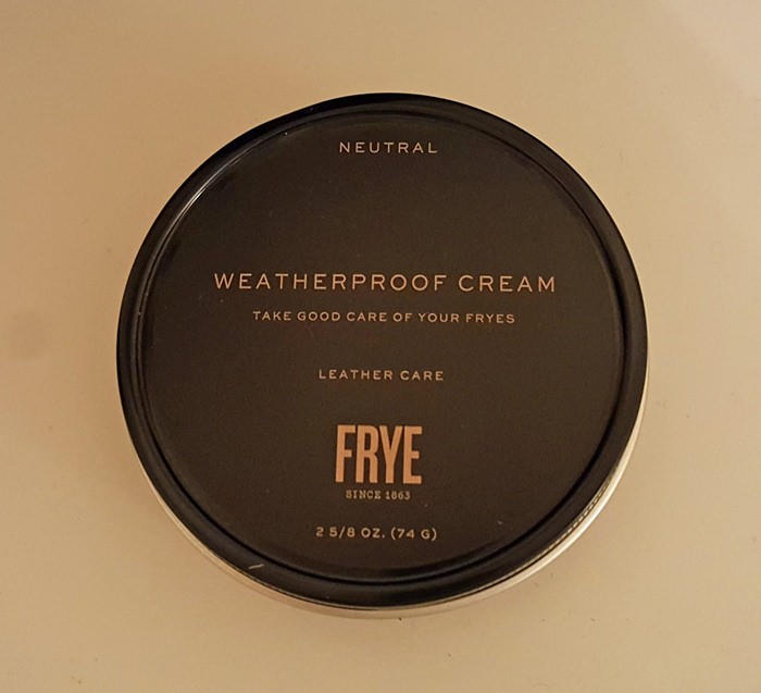 frye weatherproof cream