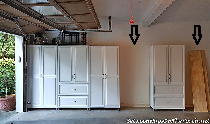 Adding Storage Above The Garage Door