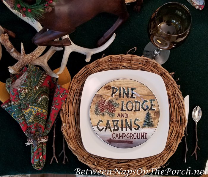 Table Setting for Cabin or Lodge