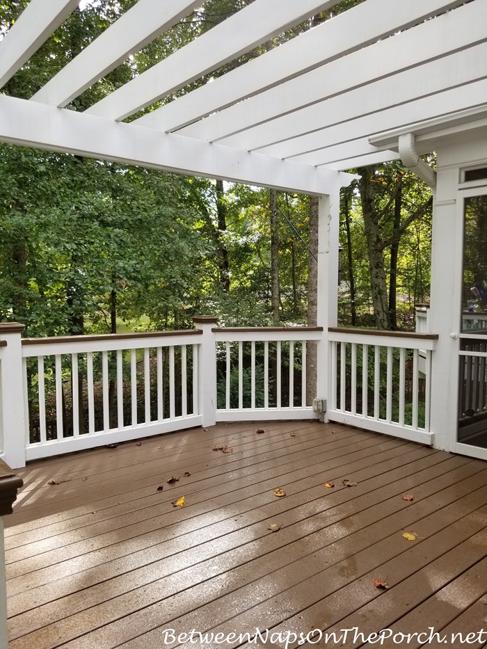 Paint a Railing Brown for Easier Maintenance