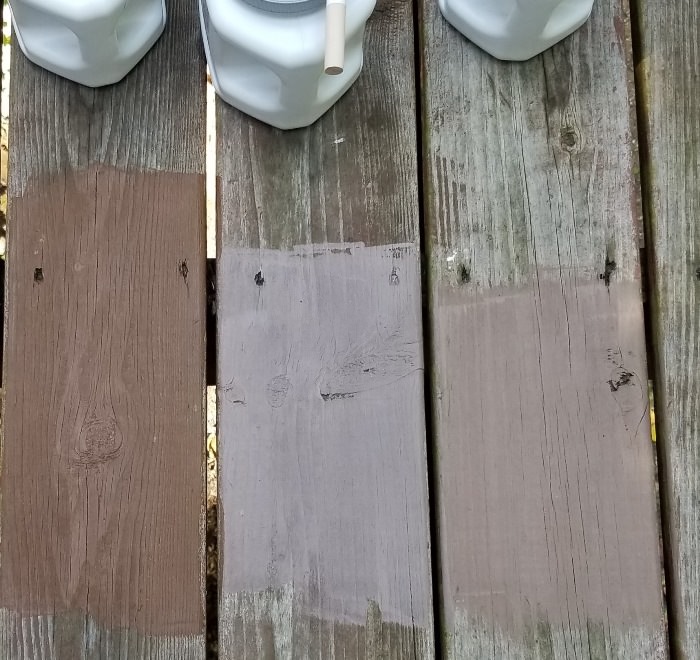 Three Sherwin Williams Super Deck Stains