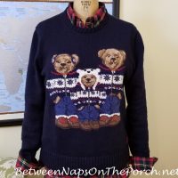 Ralph Lauren Polo Bear Sweater & Prince Charles Edward Tartan Flannel Shirt