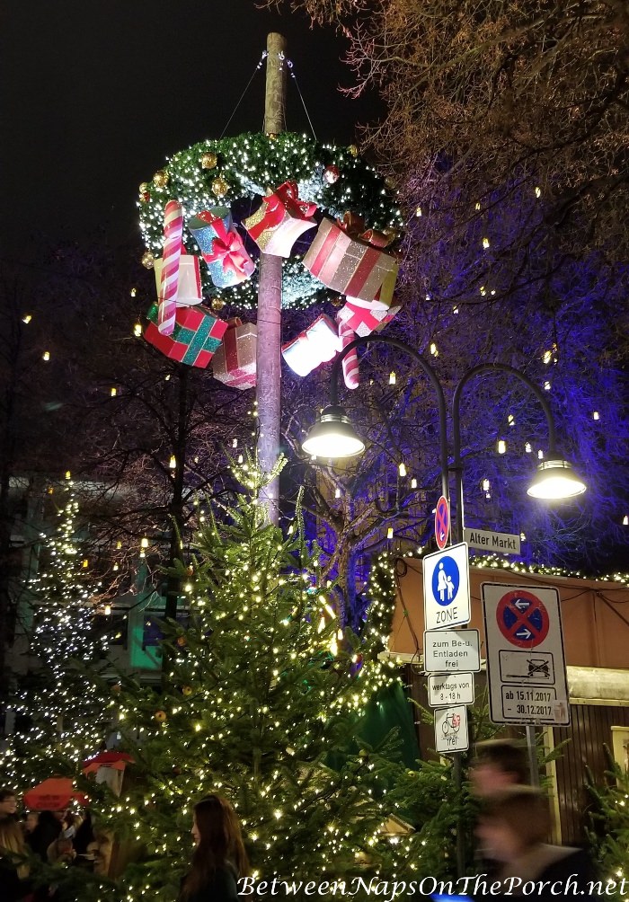 Decorations, Christmas Markets, Cologne Germany