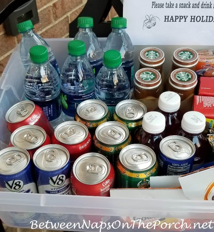 Drinks for Package Delivery Drivers During the Holidays