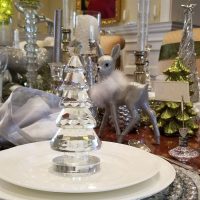 Crystal Christmas Tree for an Elegant Table