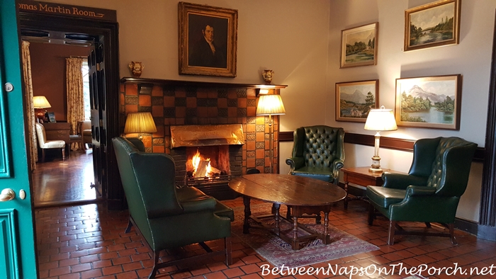 Ballynahinch Castle Entrance with Fireplace