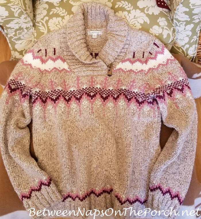 Beautiful Pink, Cream Sweater