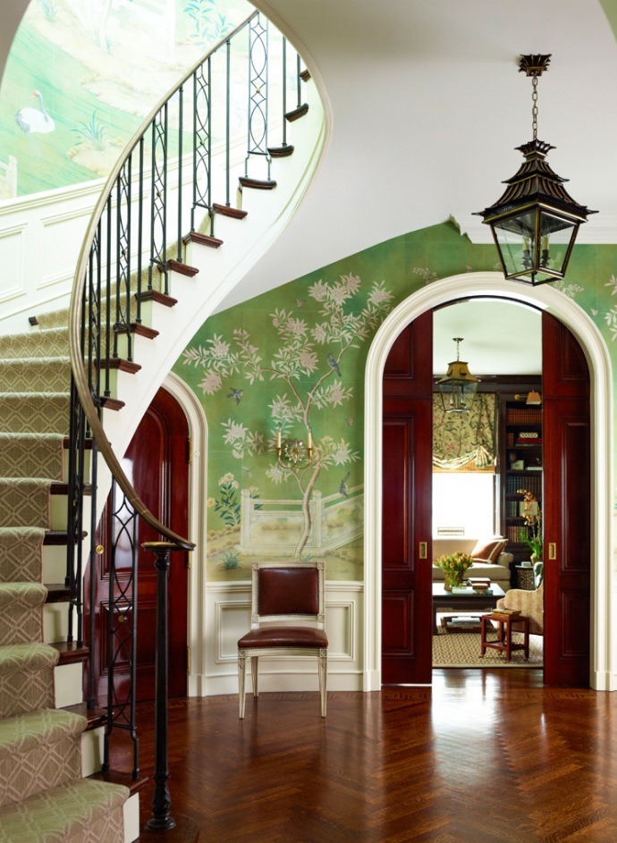 Wallpaper In The Entry Foyer Yay Or Nay Between Naps On The Porch