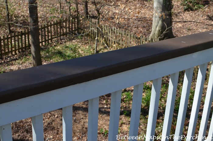 How Did Those Brown Deck Railings Hold Up This Winter An Update Between Naps On The Porch