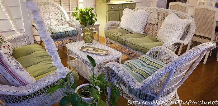 Seating Group, Wicker Furniture, Screened Porch