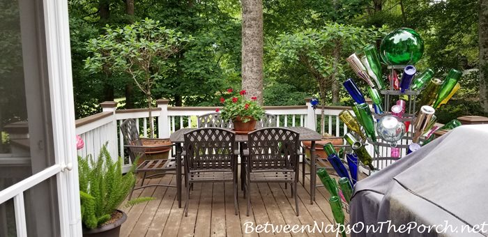 Bottle Tree for the Deck