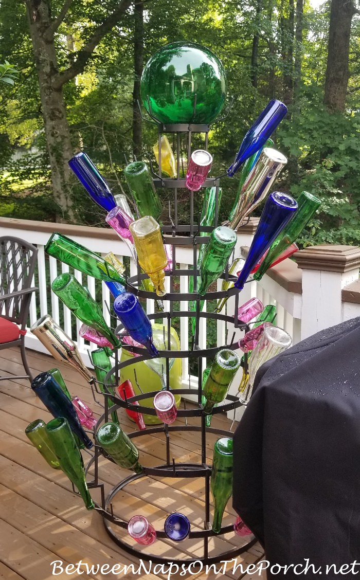 Bottle Tree Freshly Painted