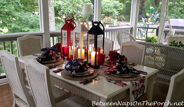 Candlelight Table, 4th of July