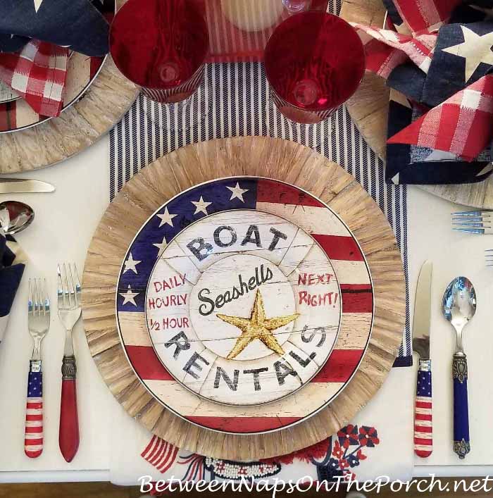 Patriotic Flatware for 4th of July