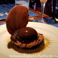 Polynesian Black Pearl, Chocolate Mousse, Pastry Seashell, Mama's Fish House