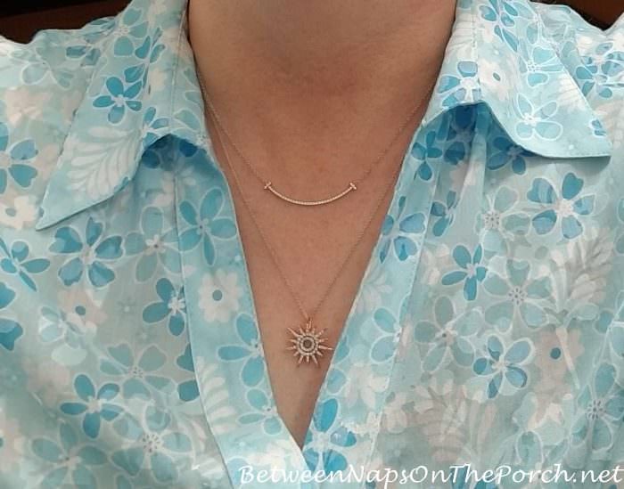 tiffany and co layered necklace