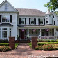 Victorian Home Decorated for the 4th of July