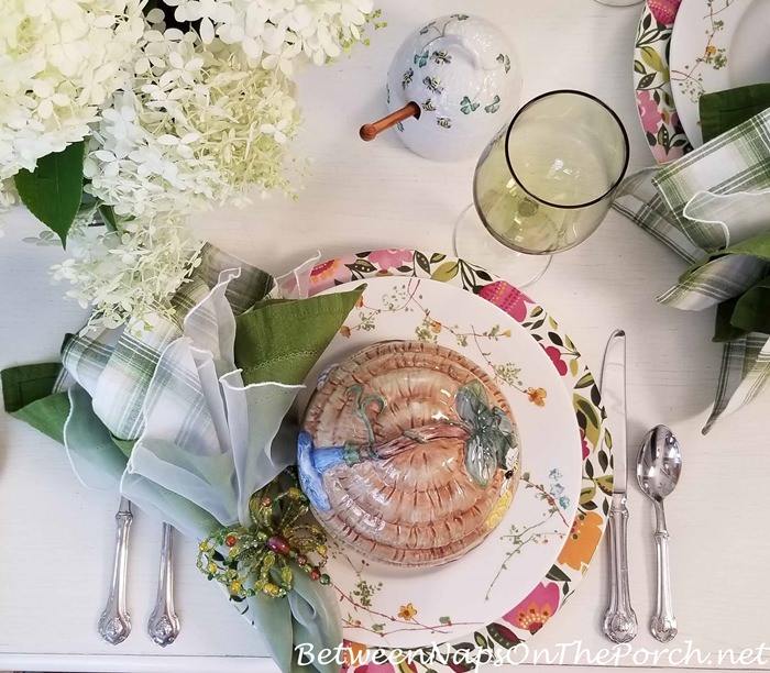 Butterfly Napkin Rings, Bee Flatware, Belleek HoneyPot