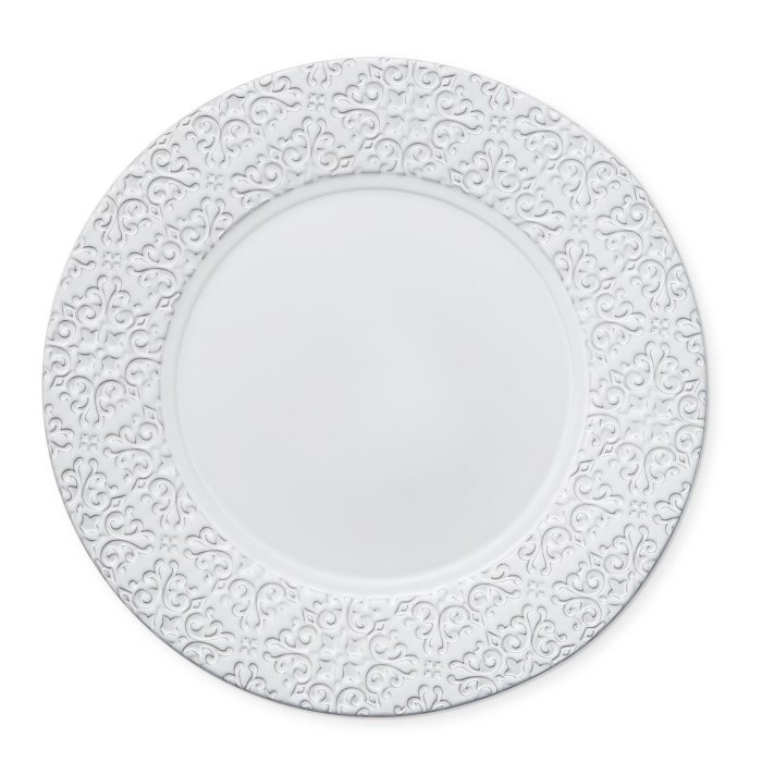 Beautiful Embossed Charger Plates