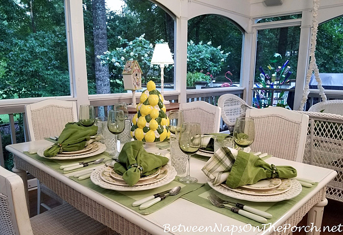 Porch Dining for Summer, 2018