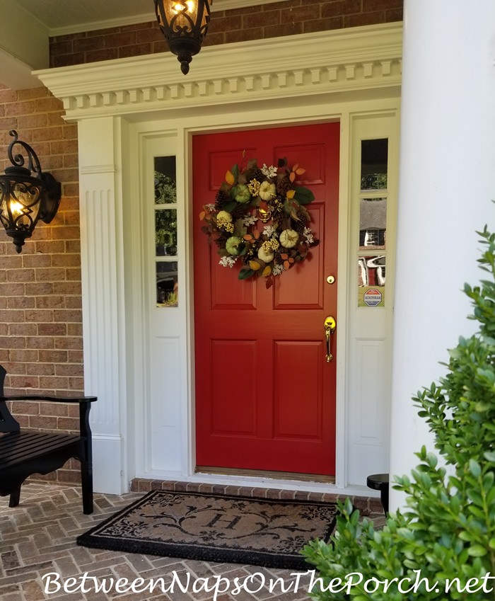 Autumn Wreath for a Red Door