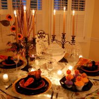 Halloween Table, Spider Web Tablecloth