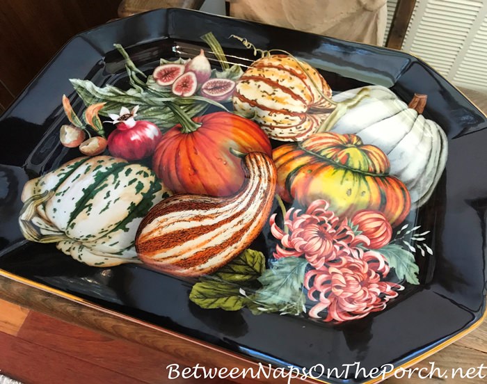 Harvest Pumpkin Tray