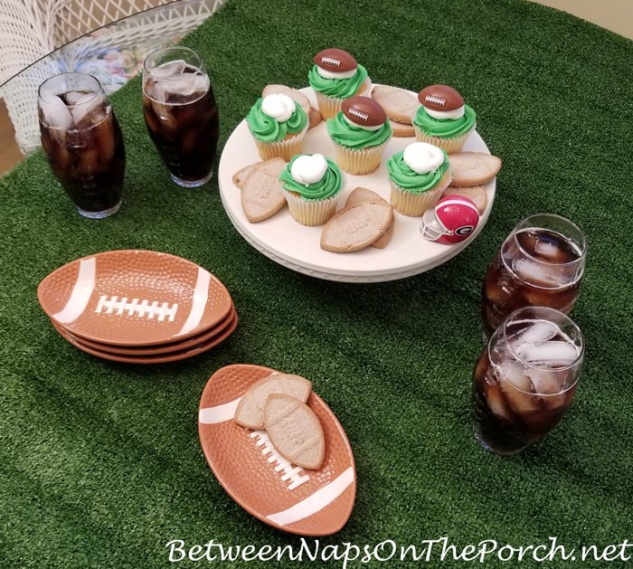 A Super Bowl Party Table