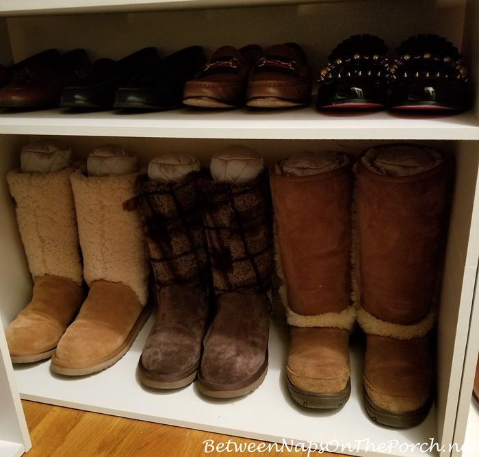 How to Keep Tall Boots from Slouching (And Organize Your Closet