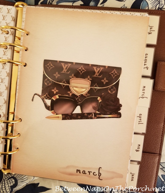 Louis Vuitton Inspired Agenda Calendar Refill Inserts & To-Do