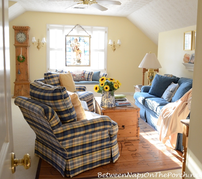 Bonus Room Becomes an Upstairs Family Room