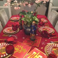 A Chinese New Year Celebration Table Setting