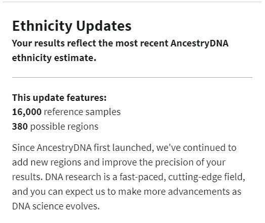 Ancestry DNA Keeps Updating Results