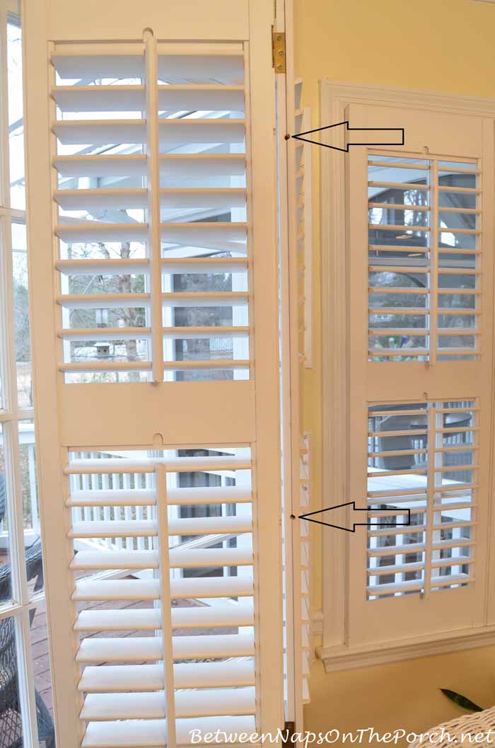 How To Repair A Loose Louver On Interior Plantation Shutters 9