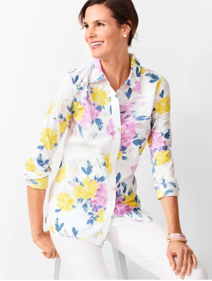 Floral Cotton Shirt on Sale