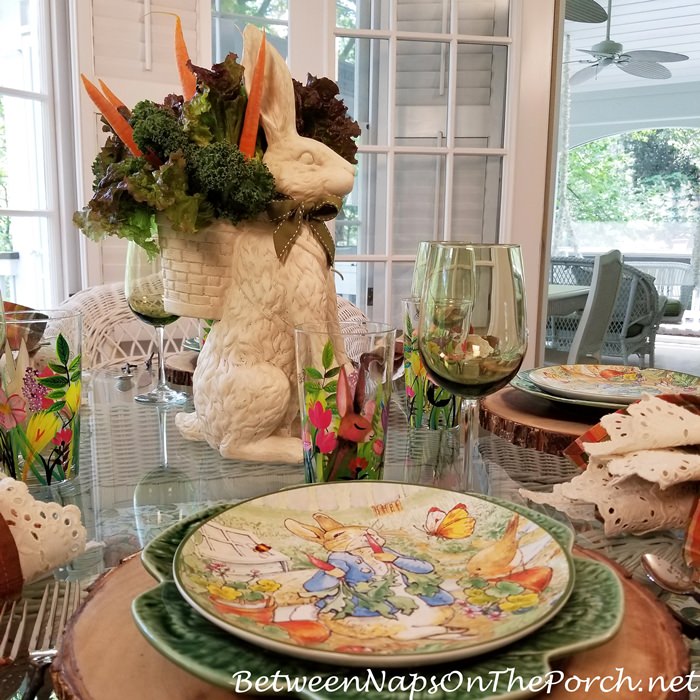 Bunny Glasses for Peter Rabbit Table