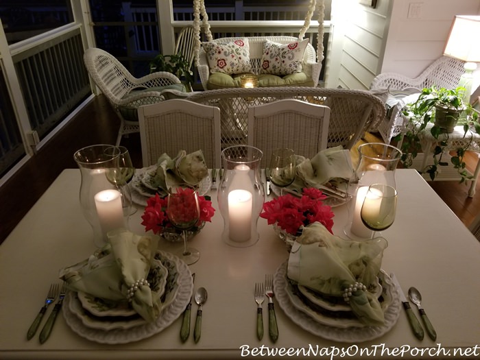 Mardi Gras Table Setting and Decorations – Between Naps on the Porch