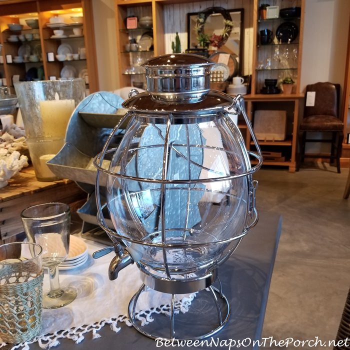 Lighthouse Lantern Beverage Server