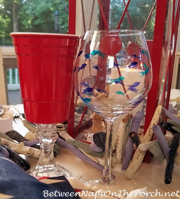 Fish Wine Glasses, Redneck Solo Cup Glasses